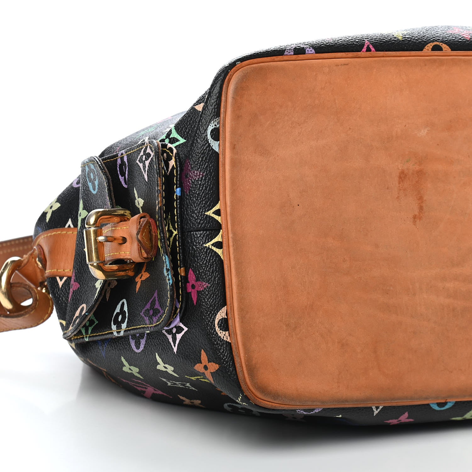 Louis Vuitton Monogram Multicolor Petit Noe Black 7 of 10