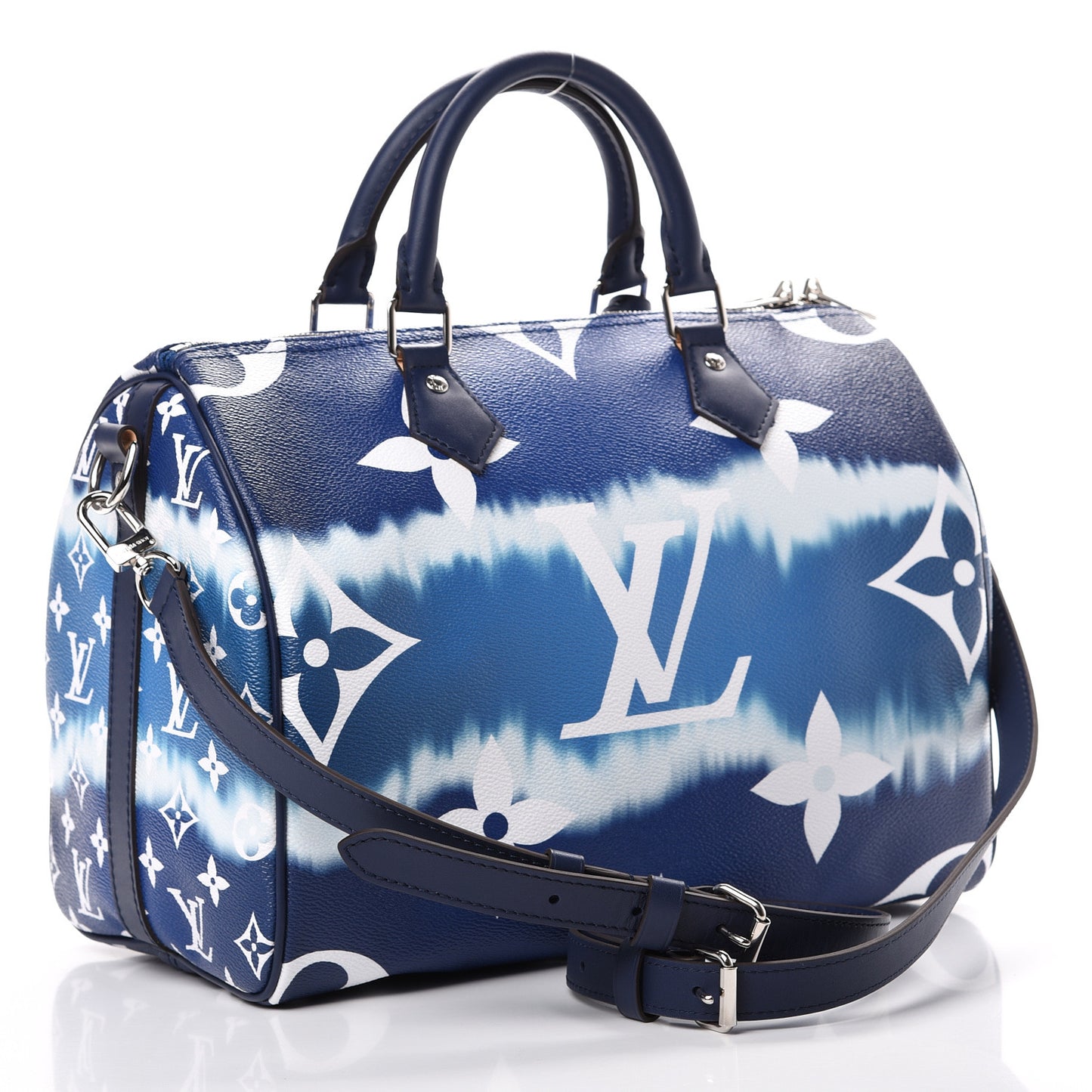 Monogram Escale Speedy Bandouliere 30 Blue