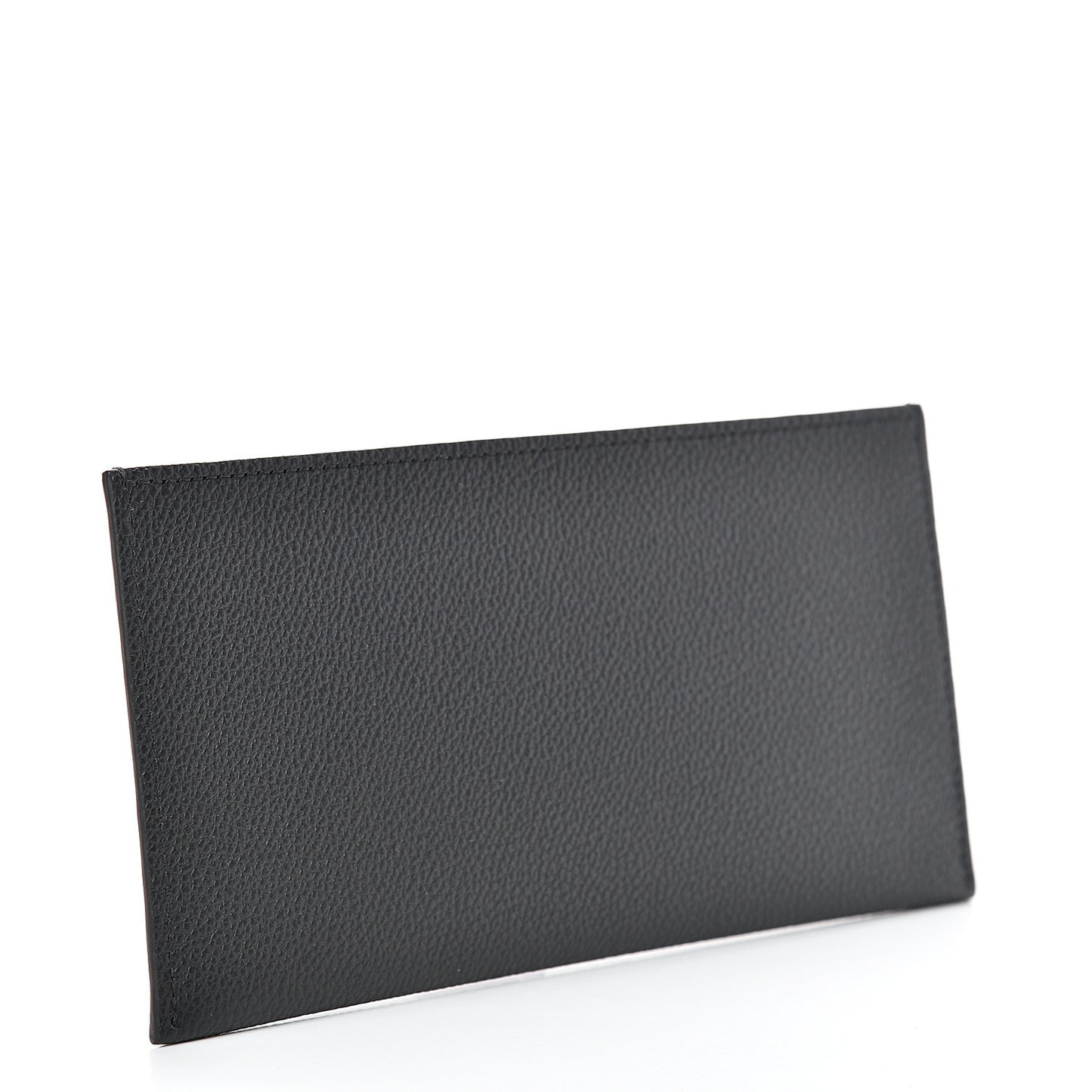 Calfskin Felicie Chain Wallet Card Holder Insert Black
