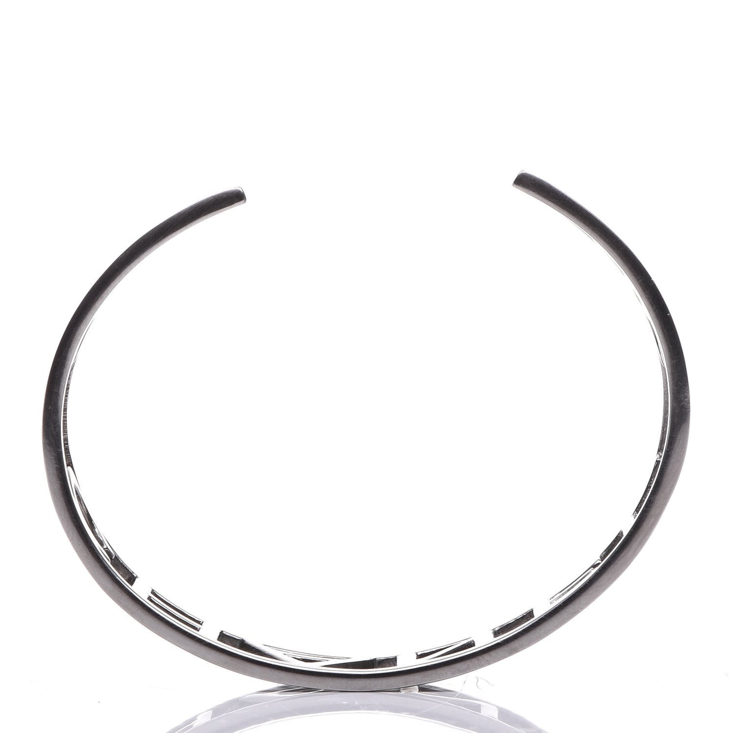 Ruthenium Logo Cuff Bracelet