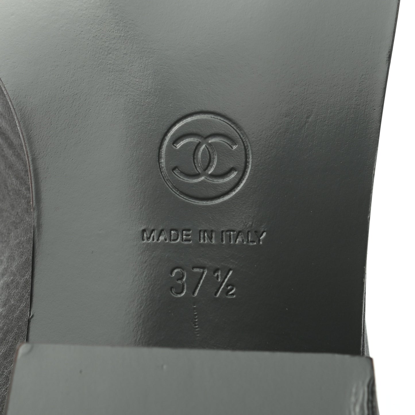 Calfskin Ascot CC Boots 37.5 Gray