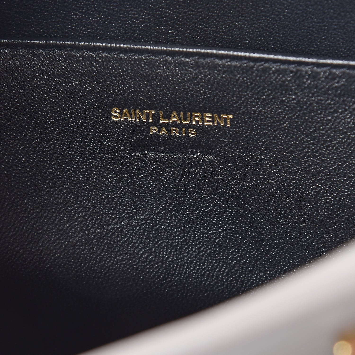 Saint Laurent Calfskin Monogram Baby Cabas Fog 6 of 9