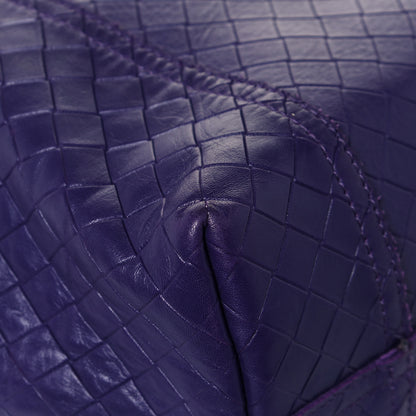 Bottega Veneta Calfskin Intrecciomirage Large Tote Purple 10 of 14