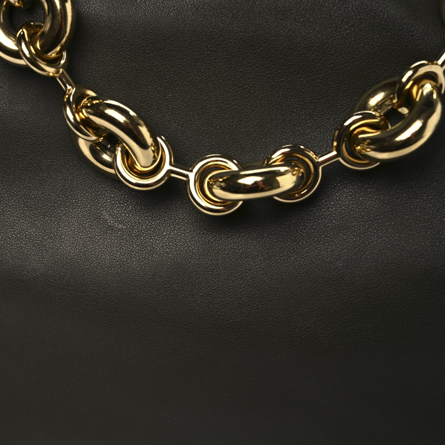Loewe Mellow Nappa Medium Donut Chain Flamenco Knot Clutch Dark Khaki 11 of 13