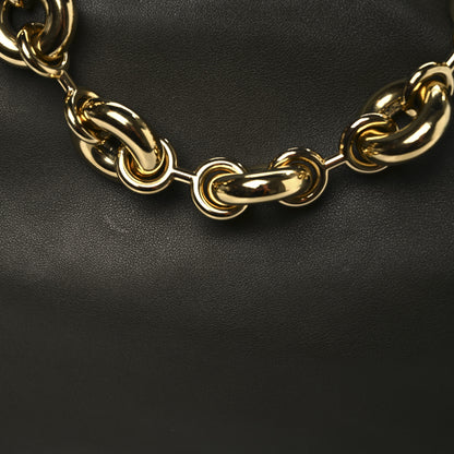 Loewe Mellow Nappa Medium Donut Chain Flamenco Knot Clutch Dark Khaki 11 of 13
