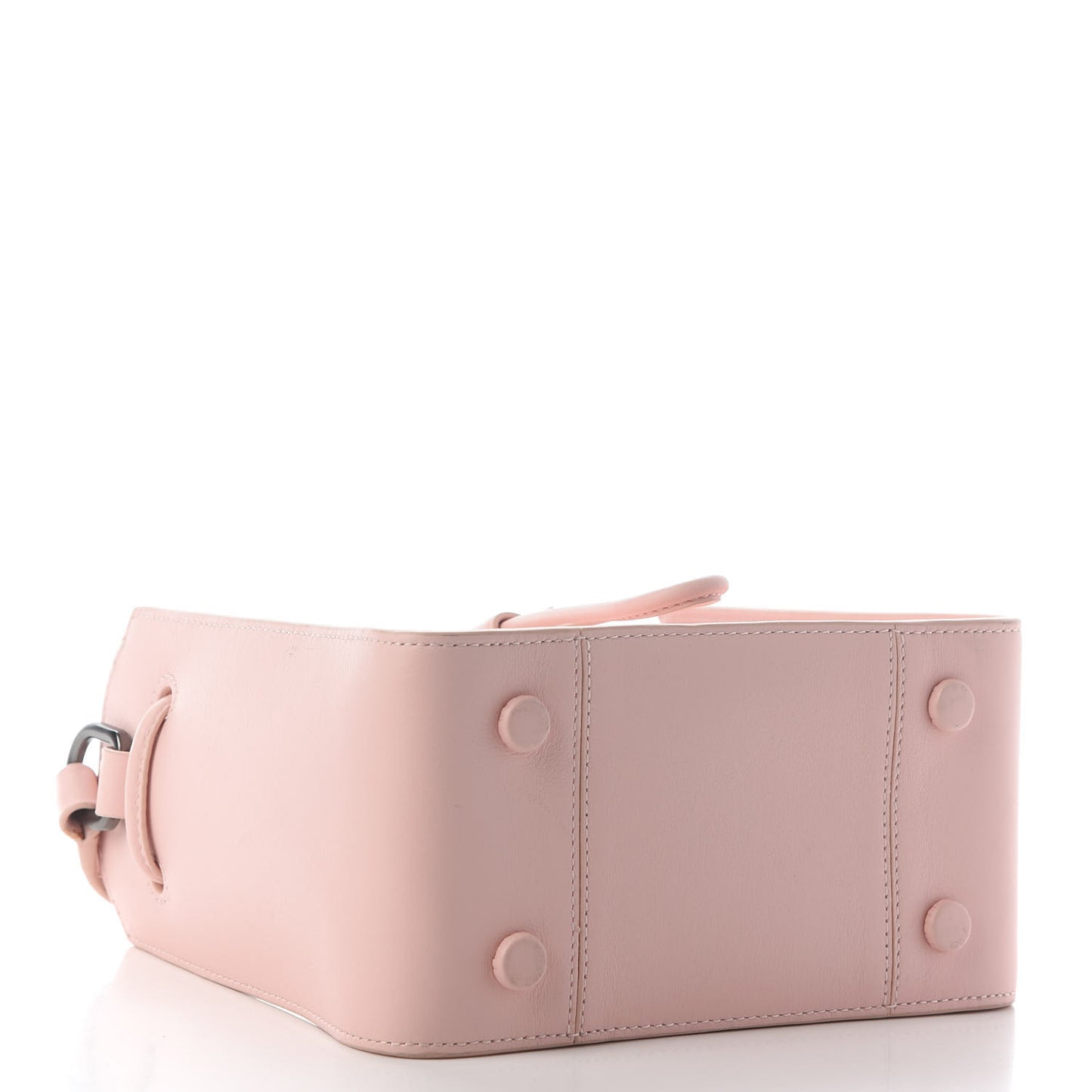 Smooth Calfskin Mini Soleil Bucket Bag Light Pink