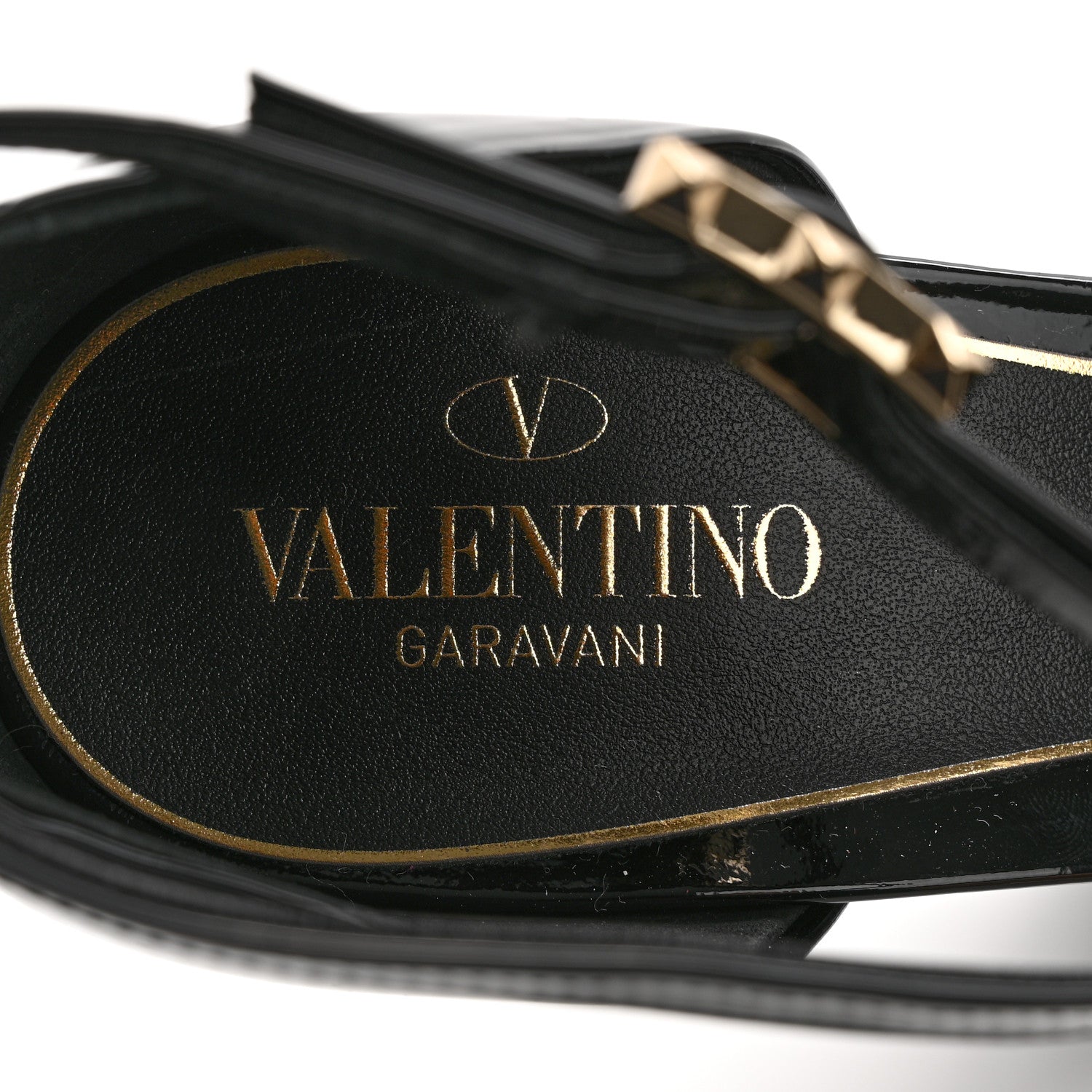 Valentino Garavani Patent DiscoBox 80/180mm Platform Pumps 39 Black 6 of 11