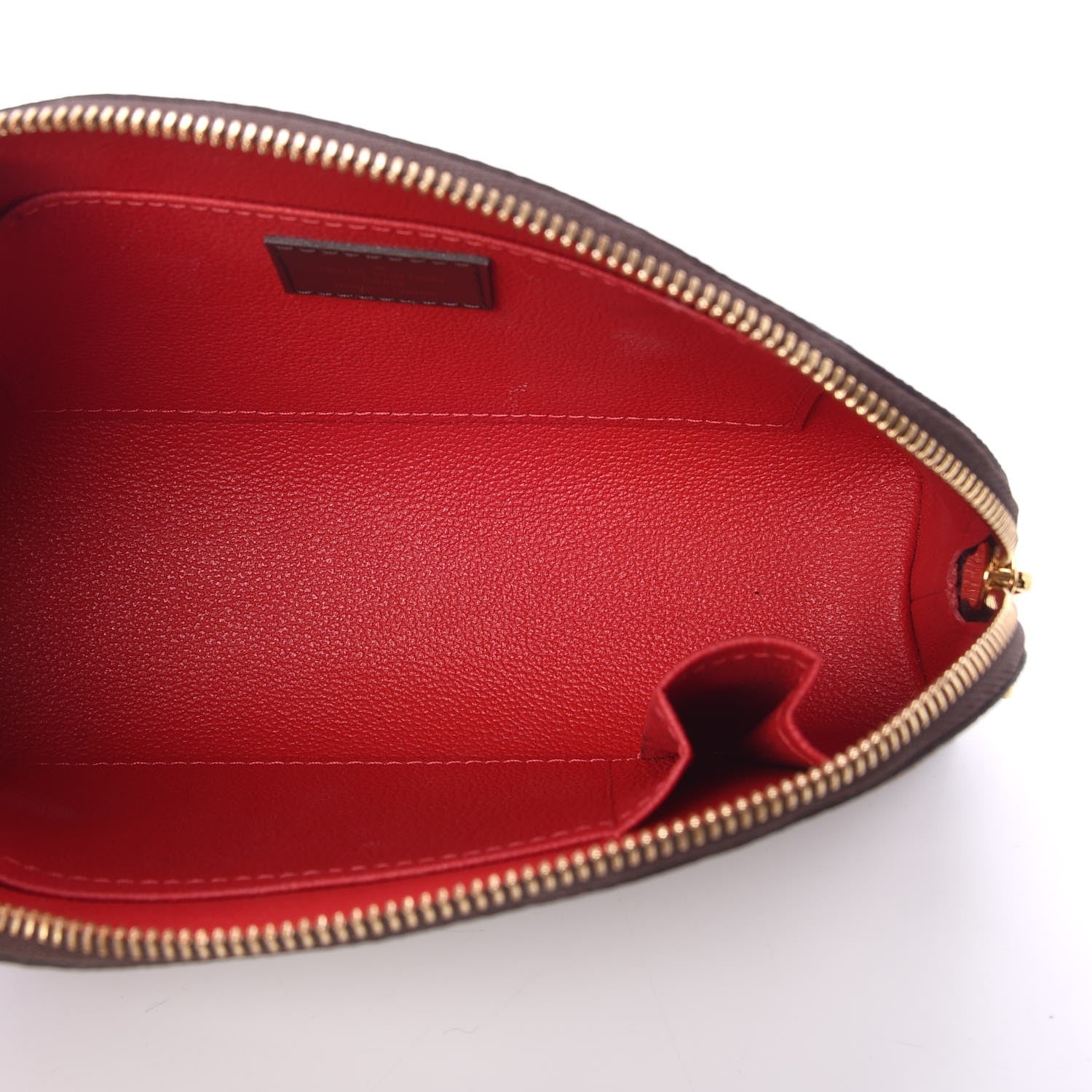 Louis Vuitton Damier Ebene Cosmetic Pouch GM 5 of 10