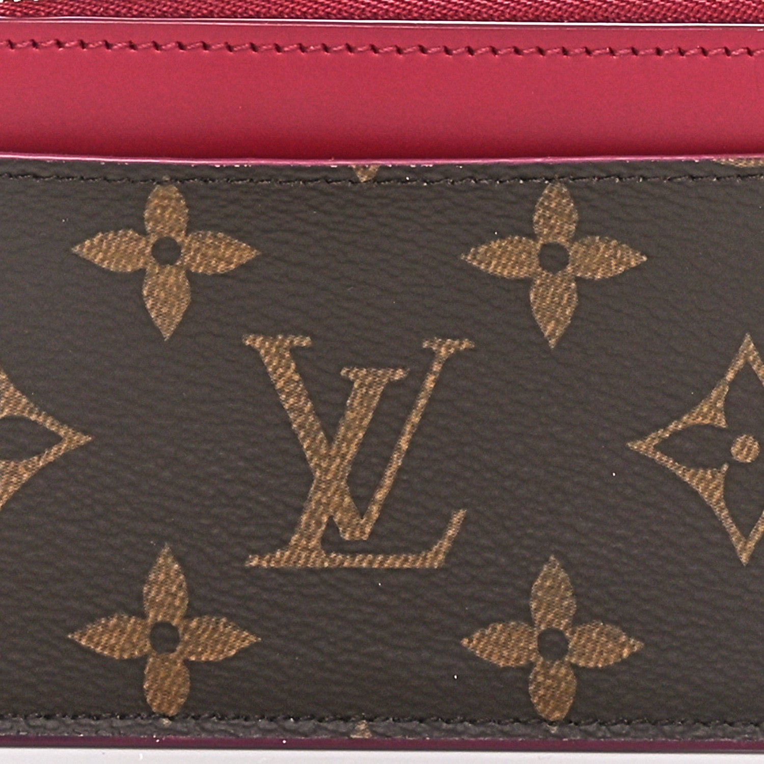 Louis Vuitton Monogram Zipped Card Holder Fuchsia 7 of 8