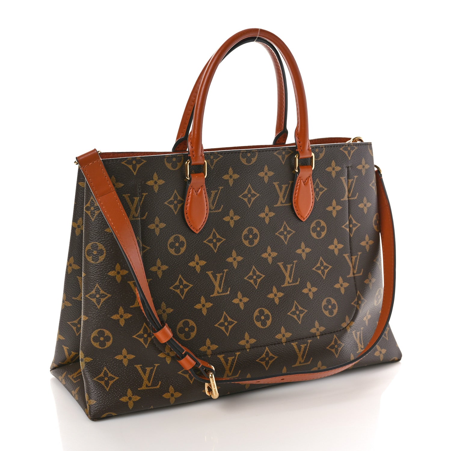 Louis Vuitton Monogram Flower Tote Caramel 3 of 9