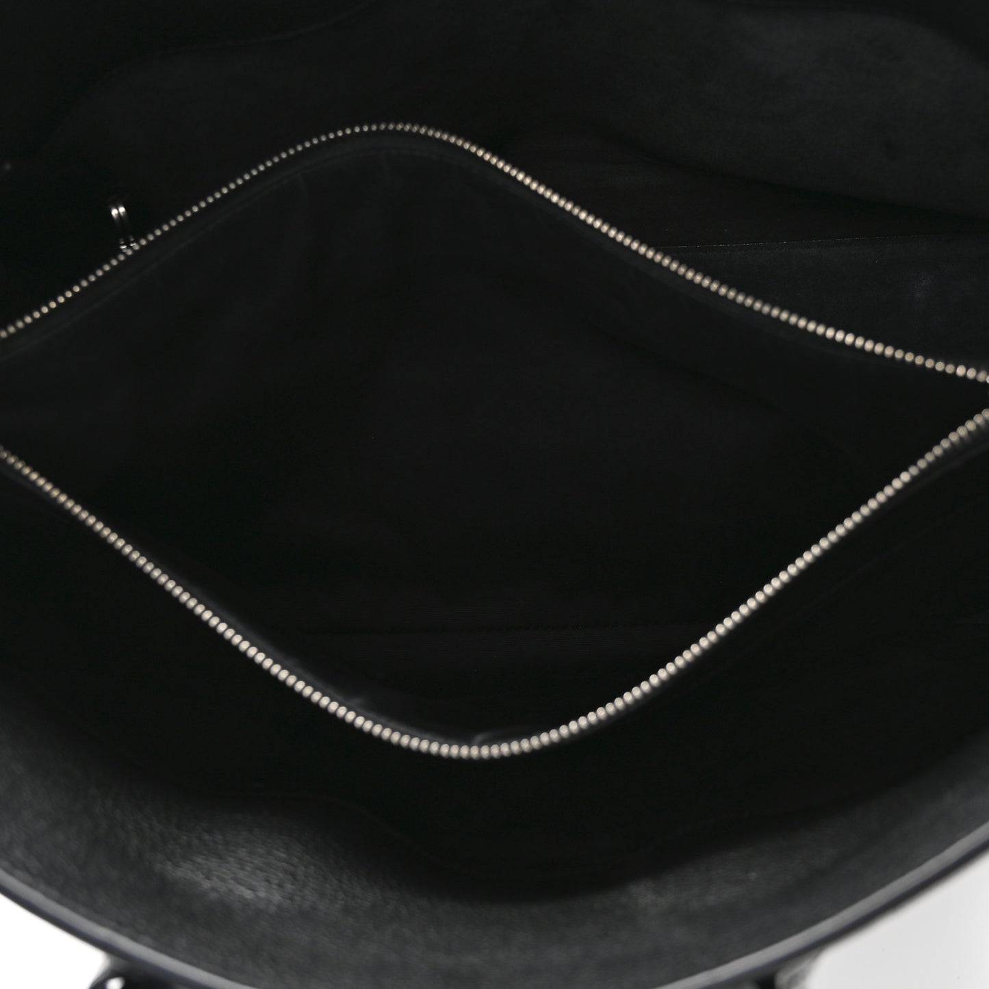 Grained Calfskin Large Souple Sac De Jour Black