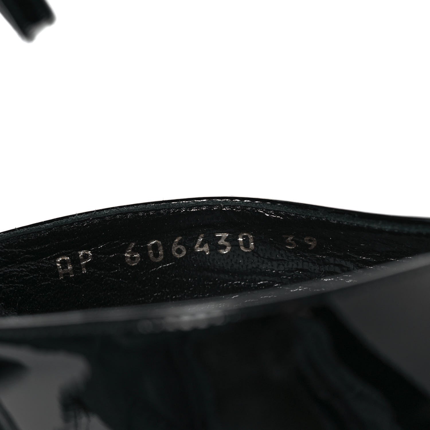 Saint Laurent Patent Calfskin Zoe 105 Ankle Strap Pumps 39 Black 8 of 8