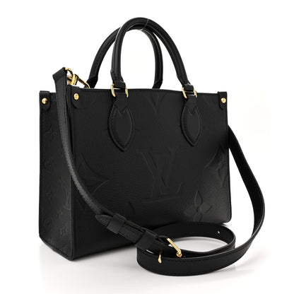 Louis Vuitton Empreinte Monogram Giant Onthego PM Black 3 of 9