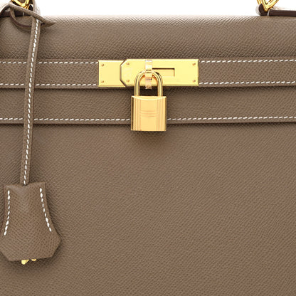 Hermes Epsom Kelly Sellier 28 Etoupe 8 of 11