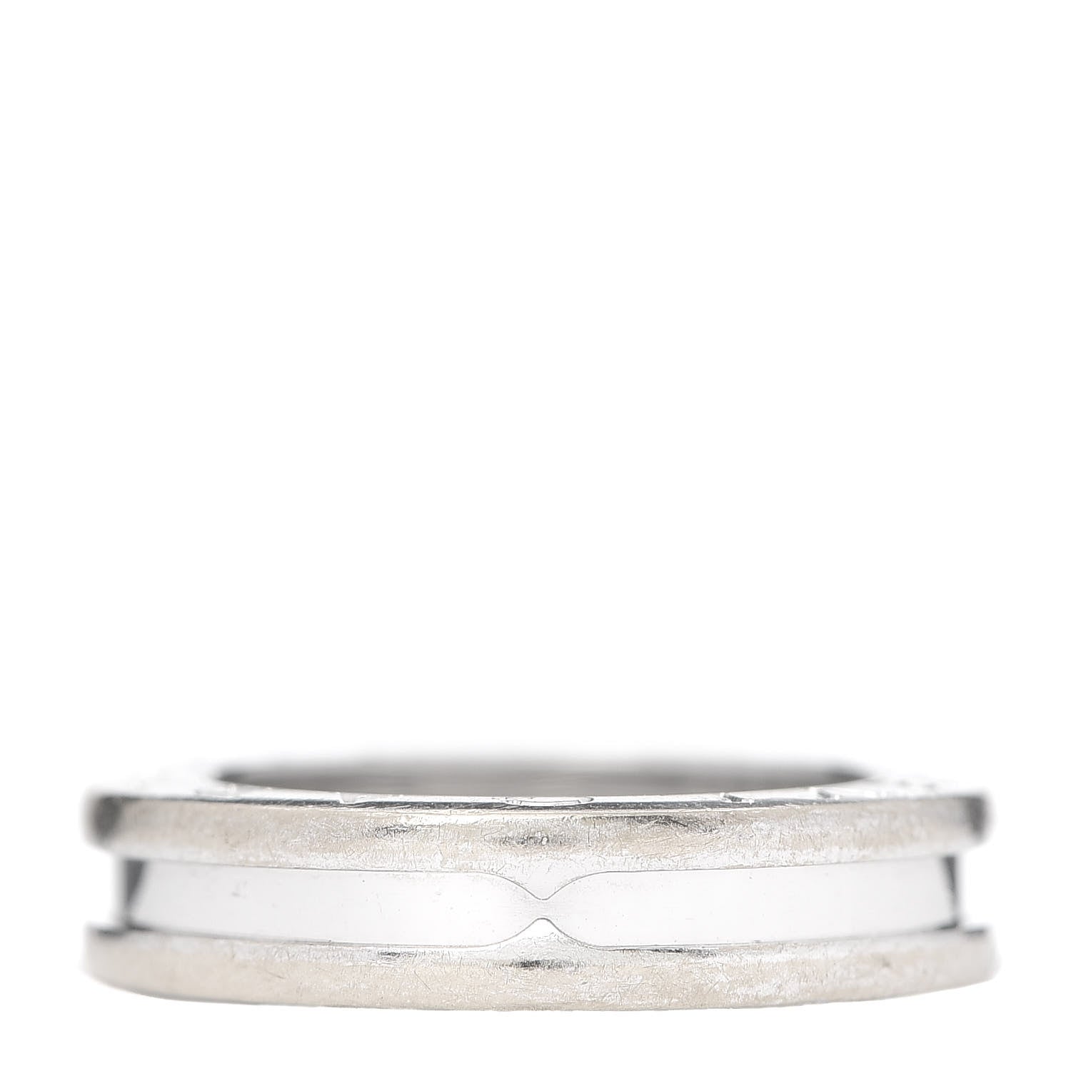 Bulgari 18K White Gold B.Zero1 One-Band Ring 48 4.5 3 of 5