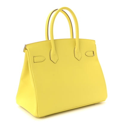 Hermes Epsom BIRKIN 30 Lime 3 of 11