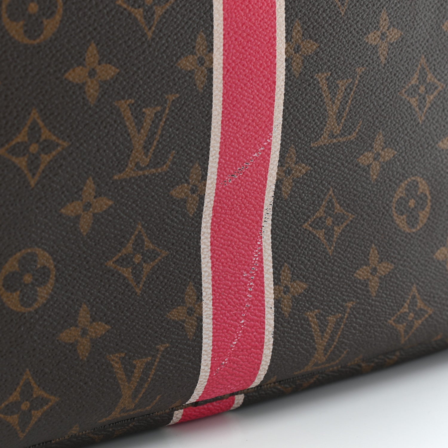 Louis Vuitton Monogram My LV Heritage Neverfull MM Fuchsia White 10 of 12