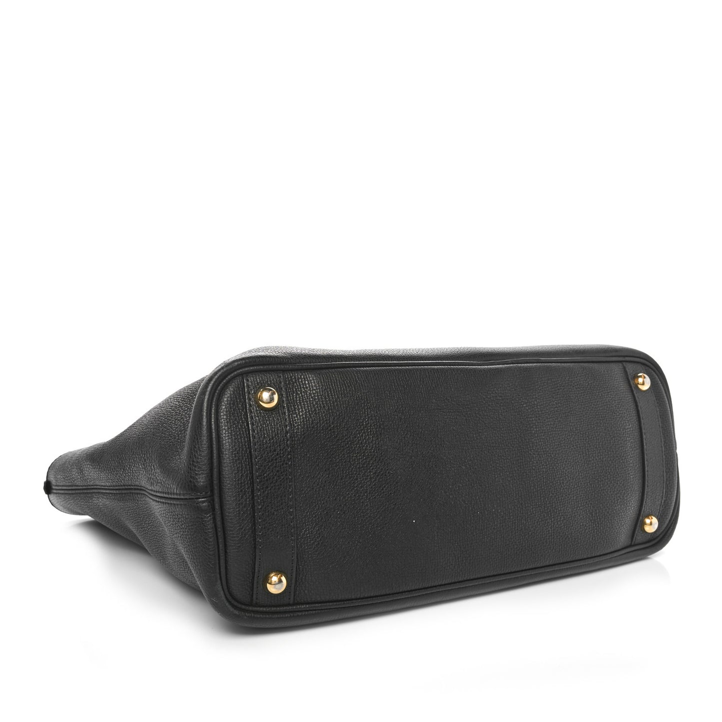 Grainy Calfskin Medium Honeybrook Tote Black