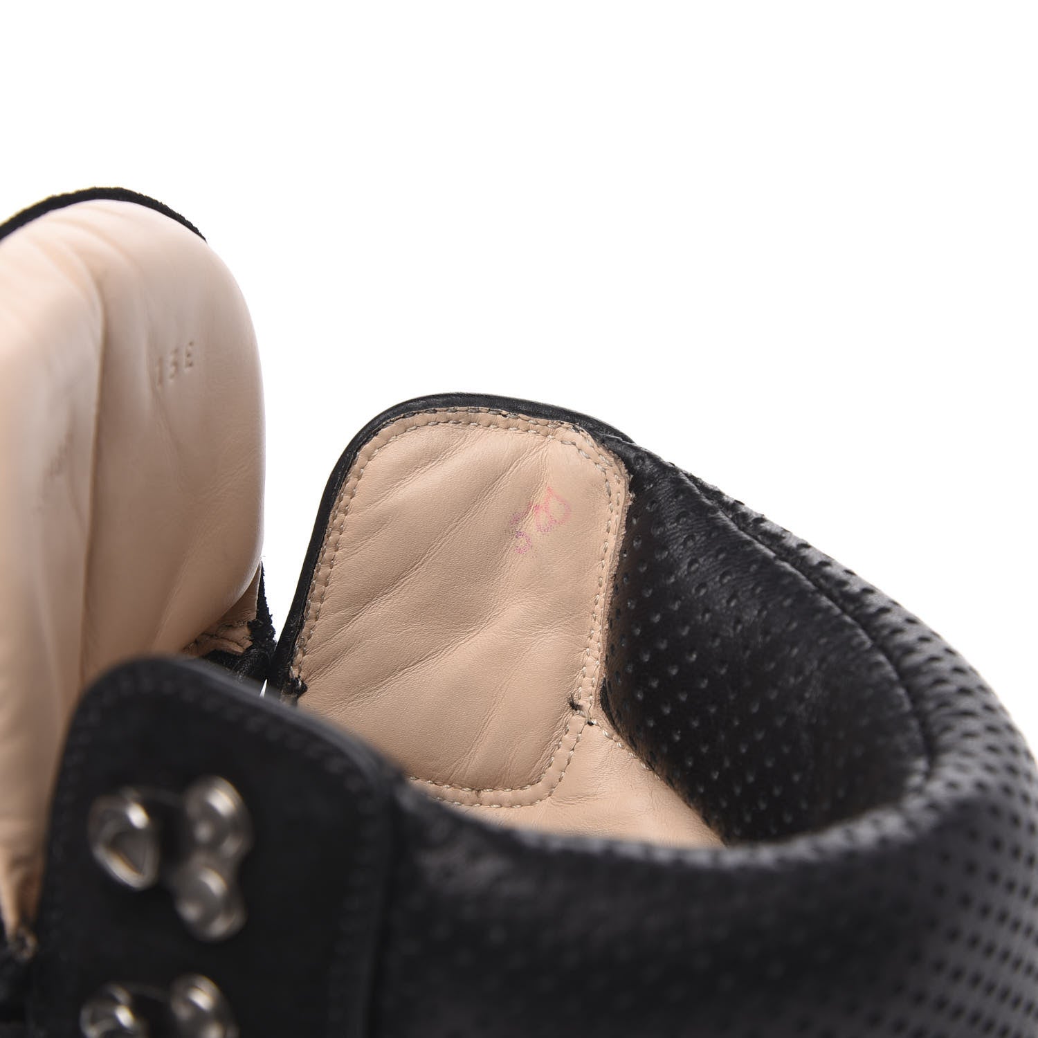 Gucci X SEGA Calfskin Suede Technical Canvas Womens Flashtrek High-Top Sneakers 37 Black 8 of 10