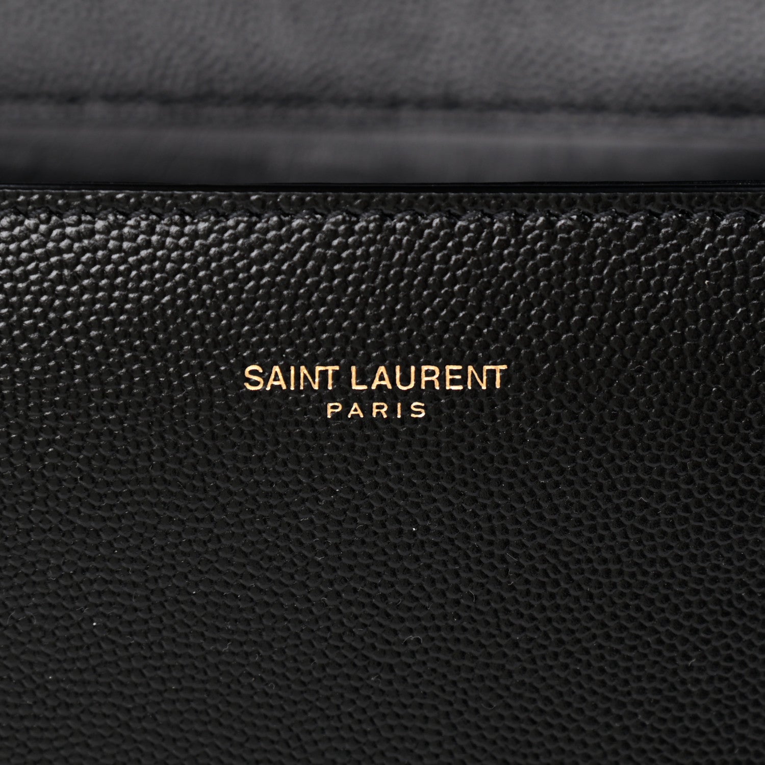 Saint Laurent Grain de Poudre Medium Classic Monogram Cassandra Top Handle Black 6 of 7