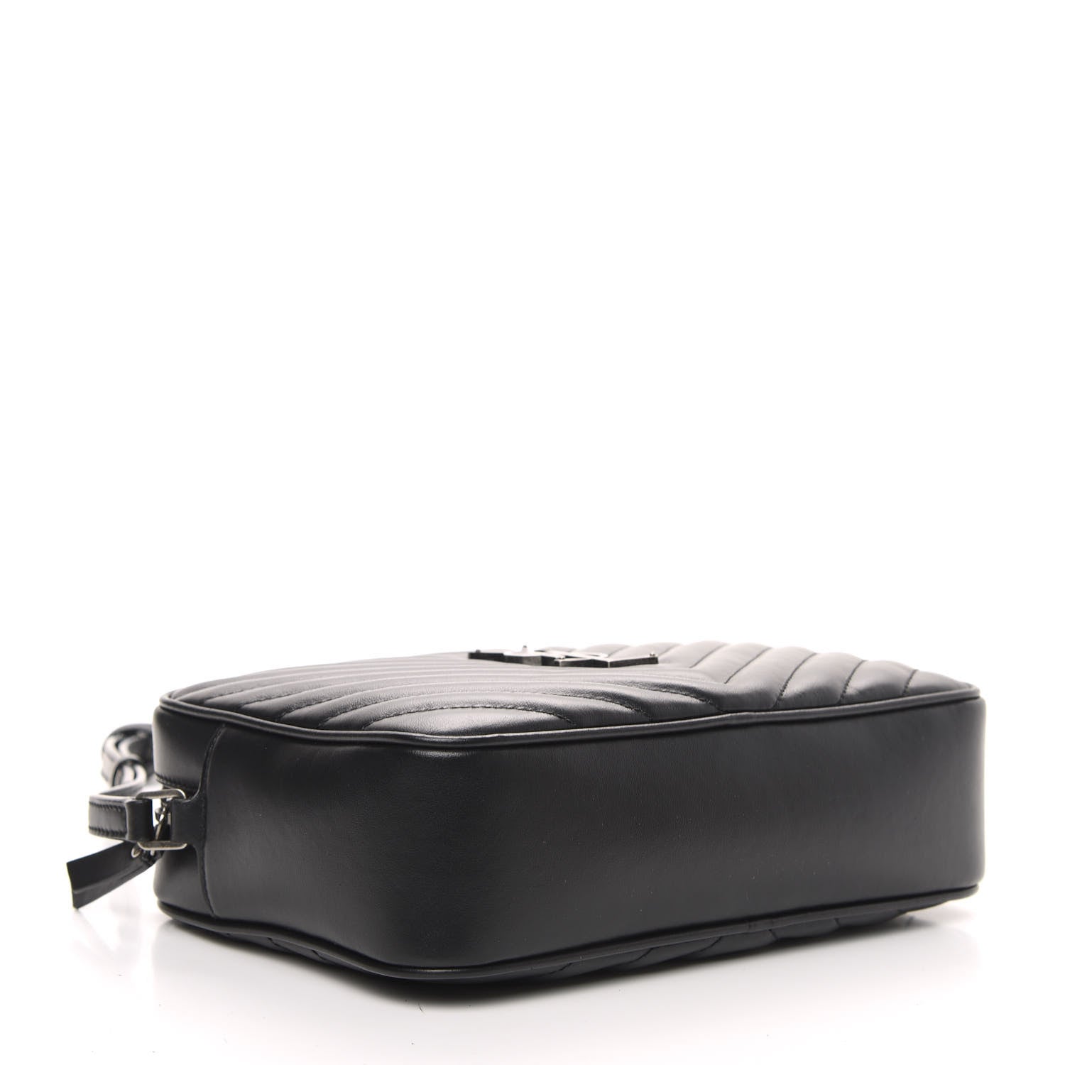 Saint Laurent Calfskin Matelasse Monogram Lou Camera Bag Black 4 of 8