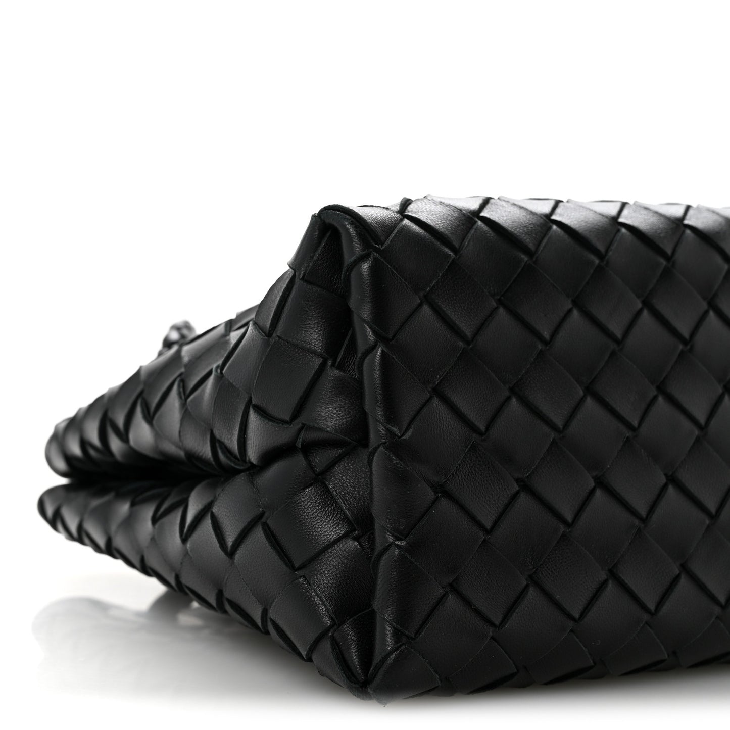 Nappa Intrecciato Small Andiamo Shoulder Bag Black