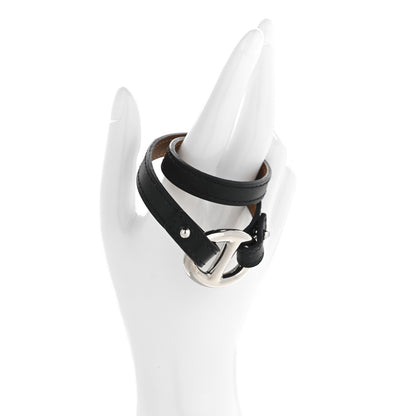 Hermes Swift Granville Double Tour Bracelet XS Black 2 of 6
