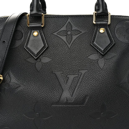 Louis Vuitton Empreinte Monogram Giant Speedy Bandouliere 25 Black 7 of 10