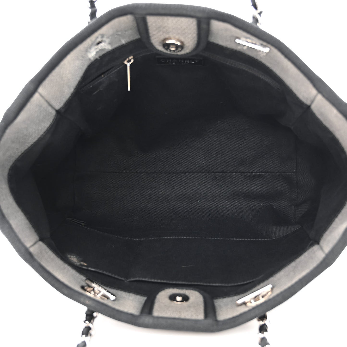 Canvas Small Deauville Tote Grey
