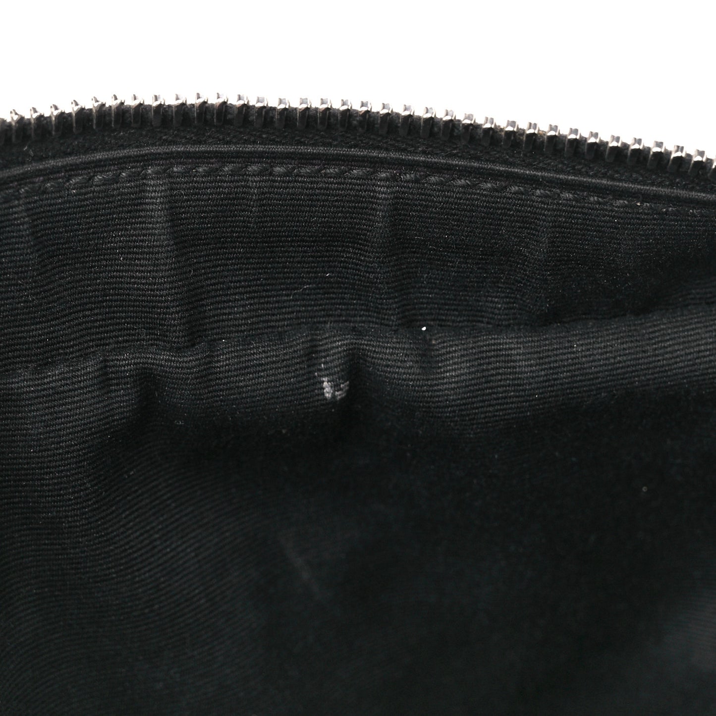 Cracked Shiny Calfskin Matelasse Monogram Lou Camera Bag Black