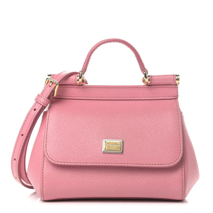 Dolce & Gabbana Dauphine Mini Miss Sicily Satchel Pink 1 of 5
