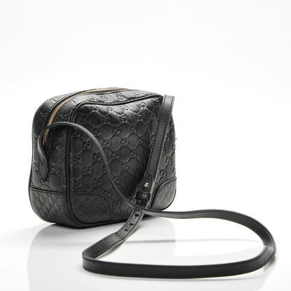 Gucci Guccissima Mini Bree Messenger Bag Black 3 of 6
