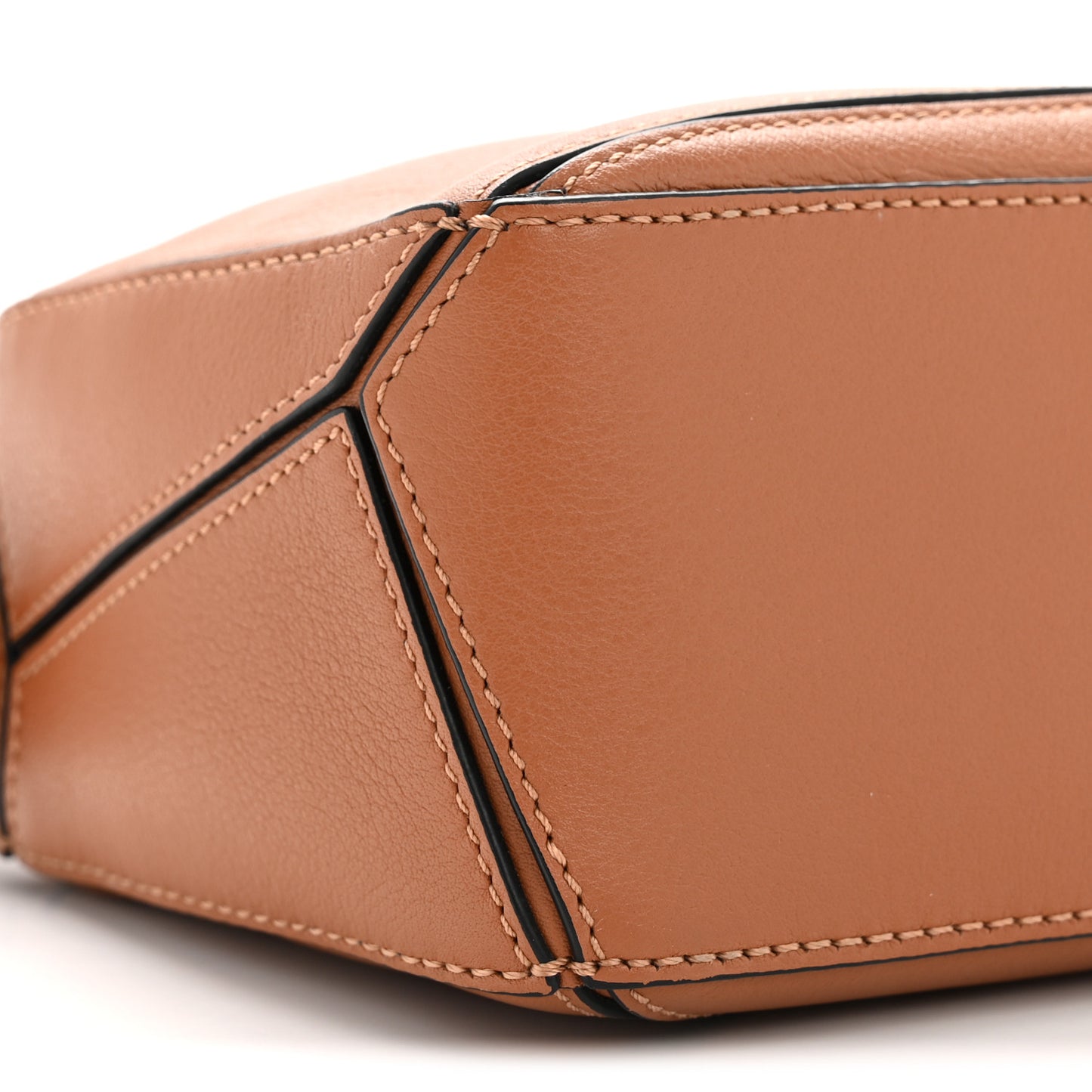 Calfskin Mini Puzzle Bag Tan