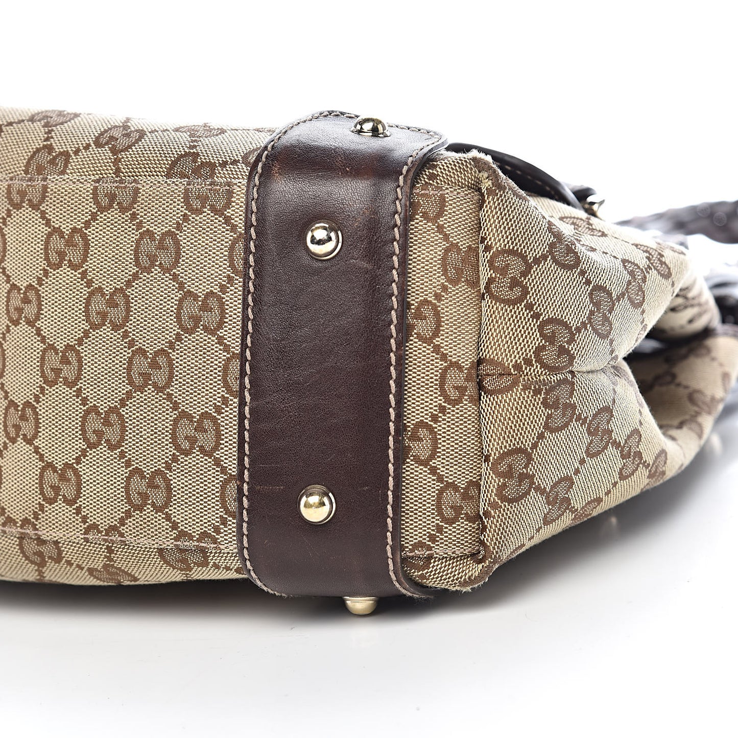 Monogram Small Pelham Shoulder Bag Dark Brown