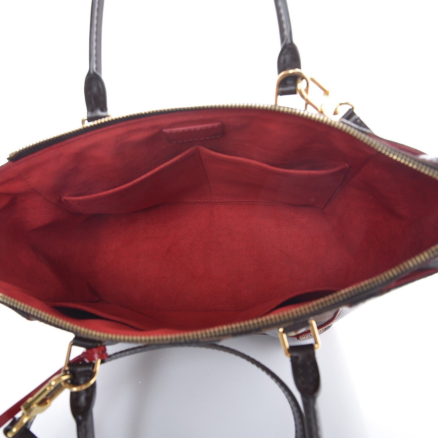 Louis Vuitton Damier Ebene Caissa Tote PM Cherry 5 of 7