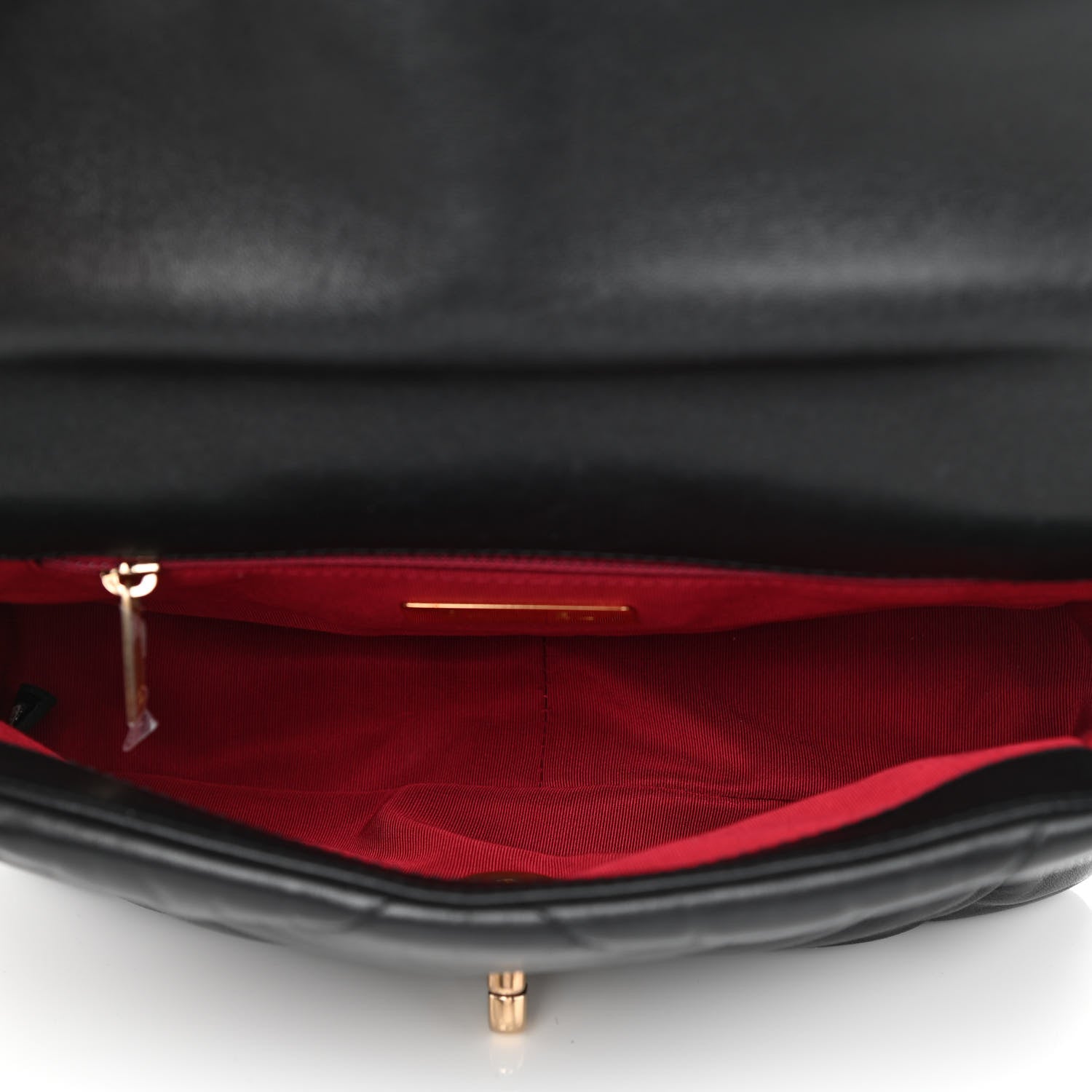 Chanel Lambskin Quilted Medium Chanel 19 Flap Black 5 of 12