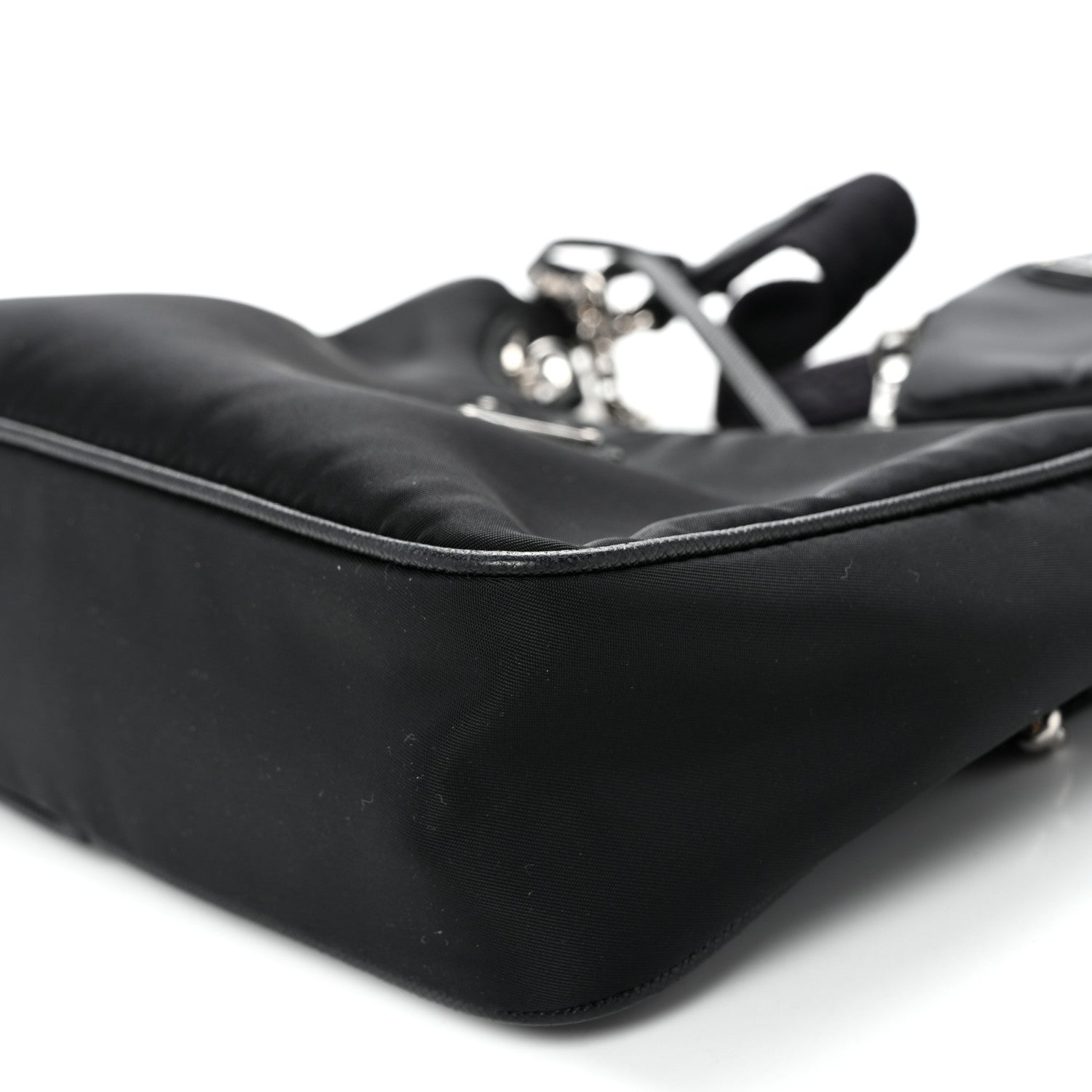Prada Nylon Re-Edition 2005 Shoulder Bag Black 10 of 10