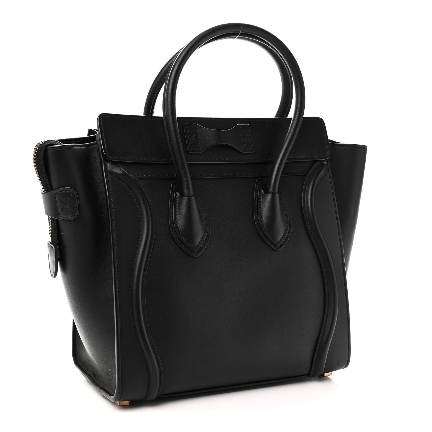 Smooth Calfskin Micro Luggage Black