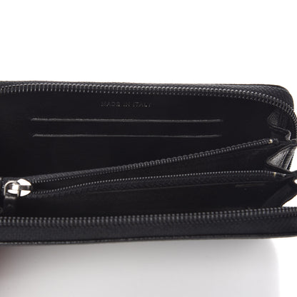 Chanel Caviar Quilted Small Boy Zip Around Wallet Black 9 of 11