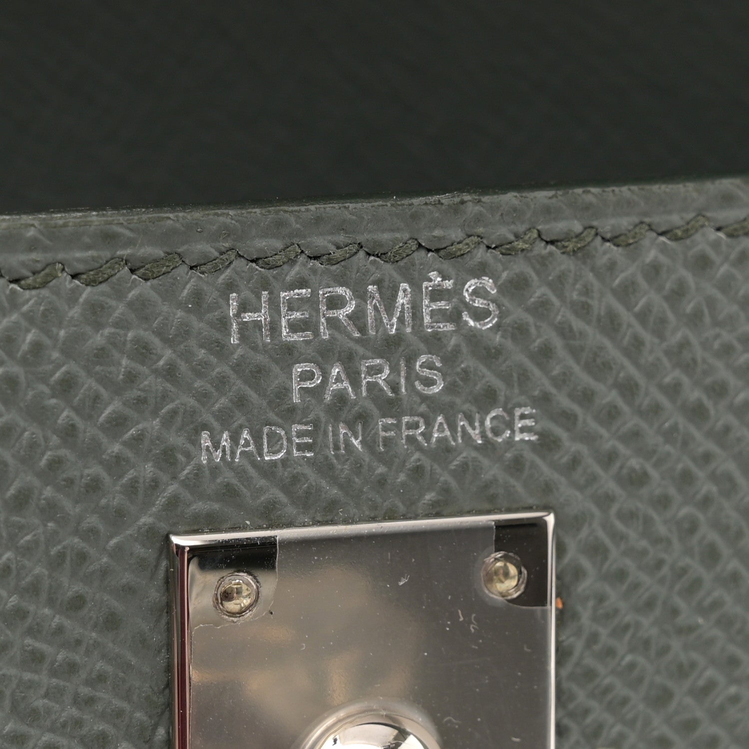 Hermes Epsom Kelly Sellier 25 Vert Amande 6 of 13
