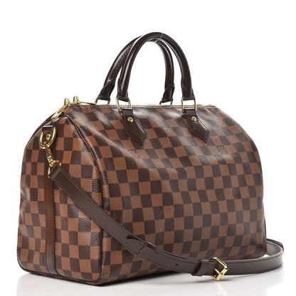Louis Vuitton Damier Ebene Speedy Bandouliere 30 5 of 16