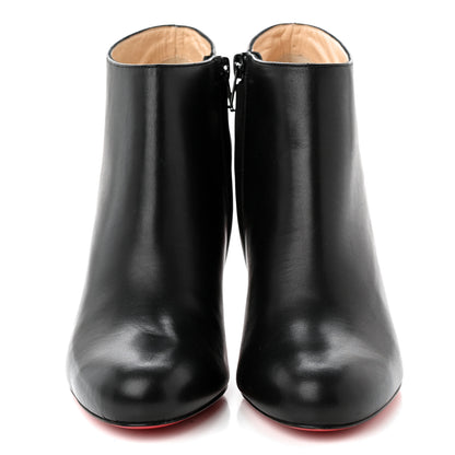 Christian Louboutin Calfskin Belle 85 Ankle Boots 37 Black 2 of 6