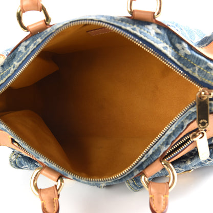 Louis Vuitton Monogram Denim Neo Speedy Blue 4 of 12