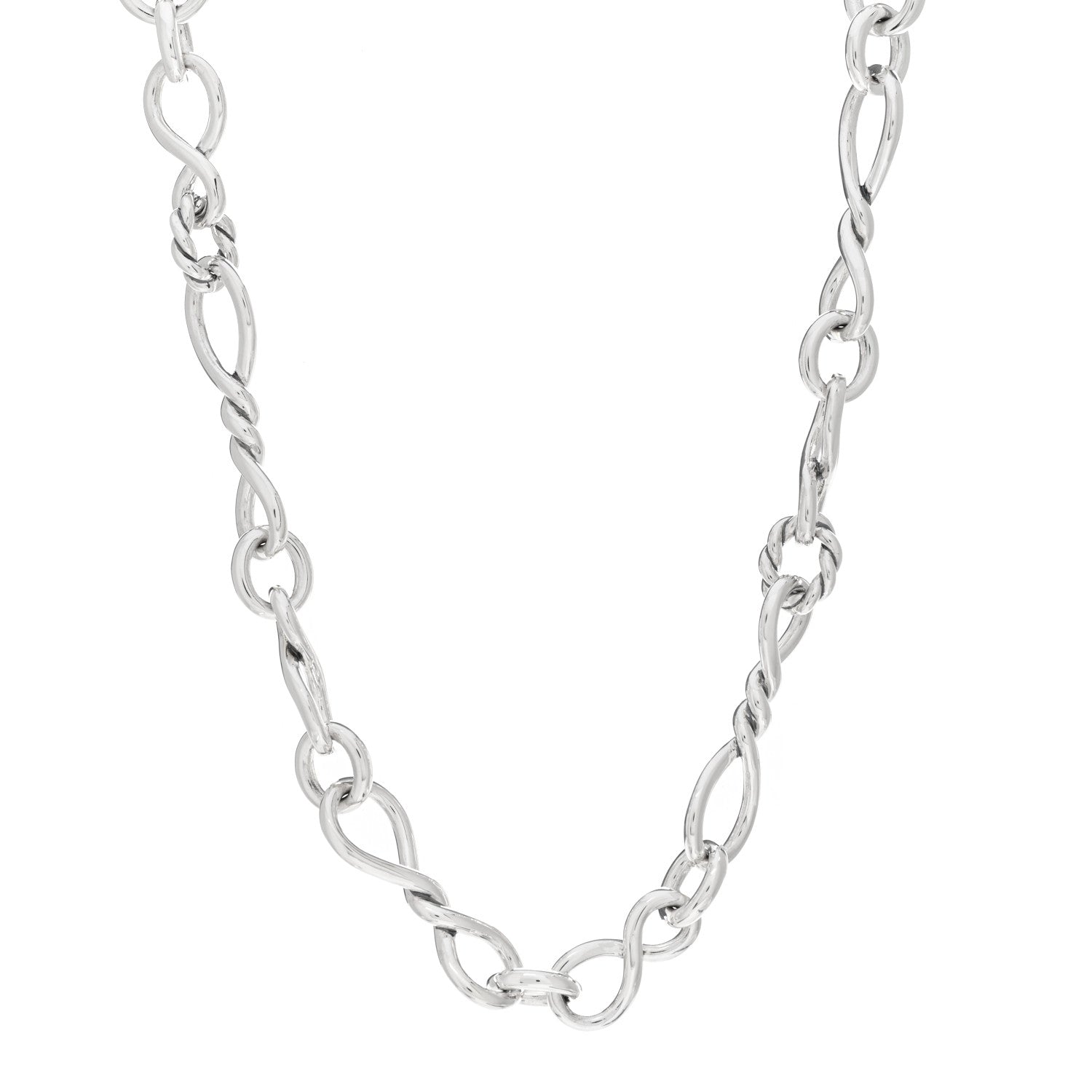 David Yurman Sterling Silver Continuance Chain Necklace 1 of 3