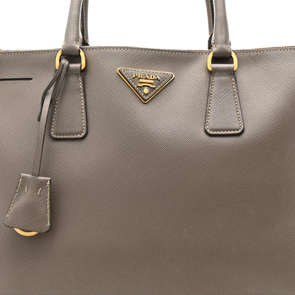 Prada Saffiano Lux Large Galleria Double Zip Tote Argilla 10 of 18
