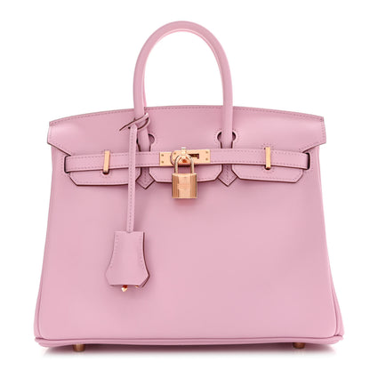 Hermes Swift Birkin 25 Mauve Sylvestre 1 of 11