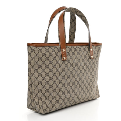 Gucci GG Plus Monogram Medium Signature Web Loop Tote Brown 3 of 10