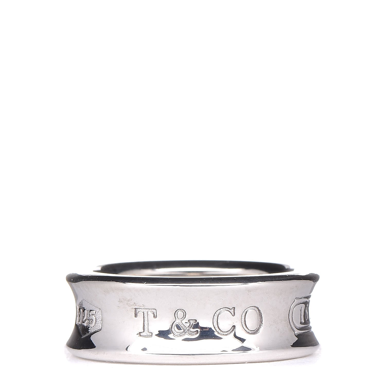 Tiffany Sterling Silver 1837 Ring 49 5 1 of 6