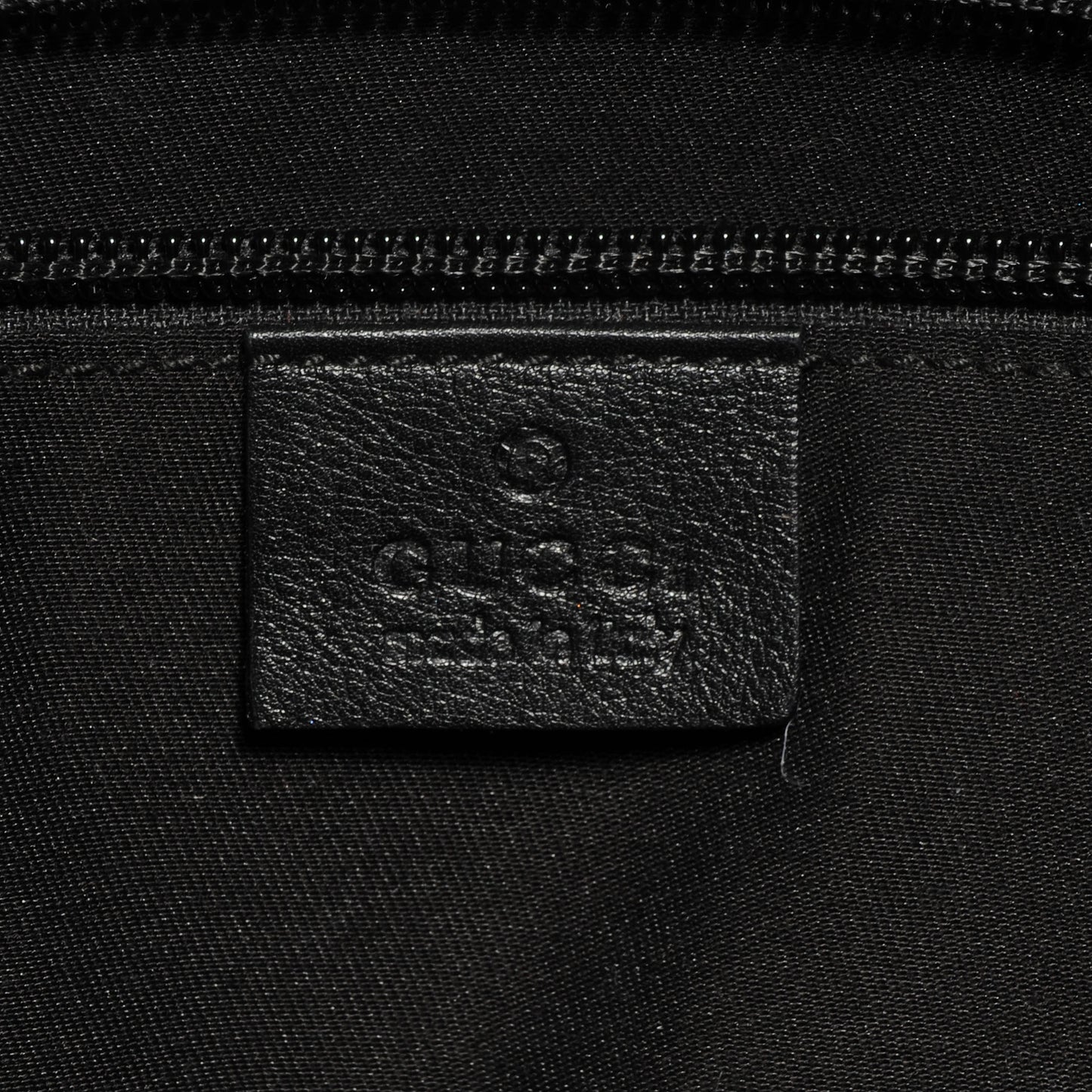 Guccissima Bamboo Messenger Bag Black