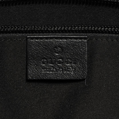 Gucci Guccissima Bamboo Messenger Bag Black 6 of 7